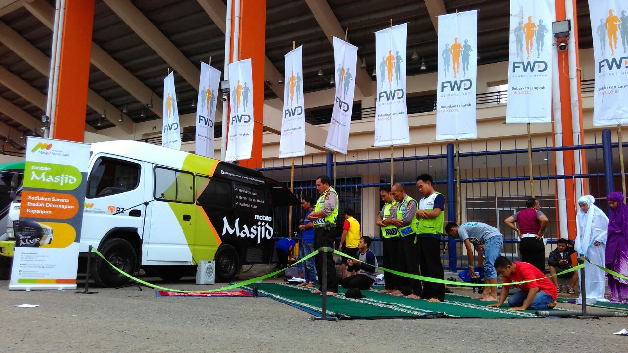 Mobile Masjid Hadir di Stadion Si Jalak Harupat