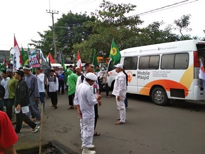 MOBILE MASJID SUPPORT AKSI BELA PALESTINA DI SUMEDANG