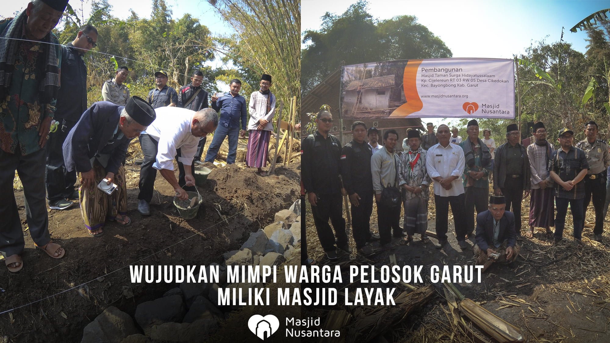 Setelah Penantian 34 Tahun, Pembangunan Masjid Hidayatussalam Akhirnya Dimulai
