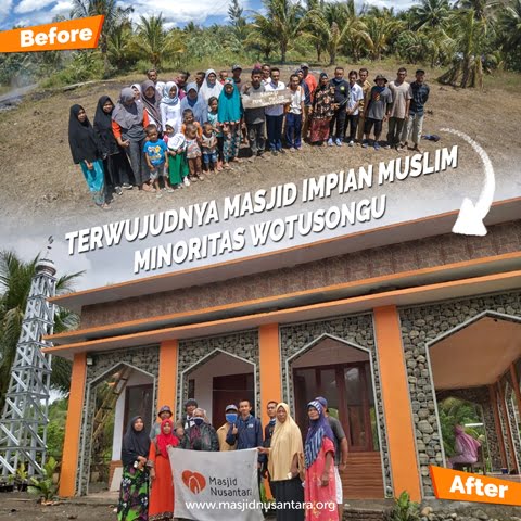 Unik, Masjid Batu di Perkampungan Muslim Minoritas Watusongu