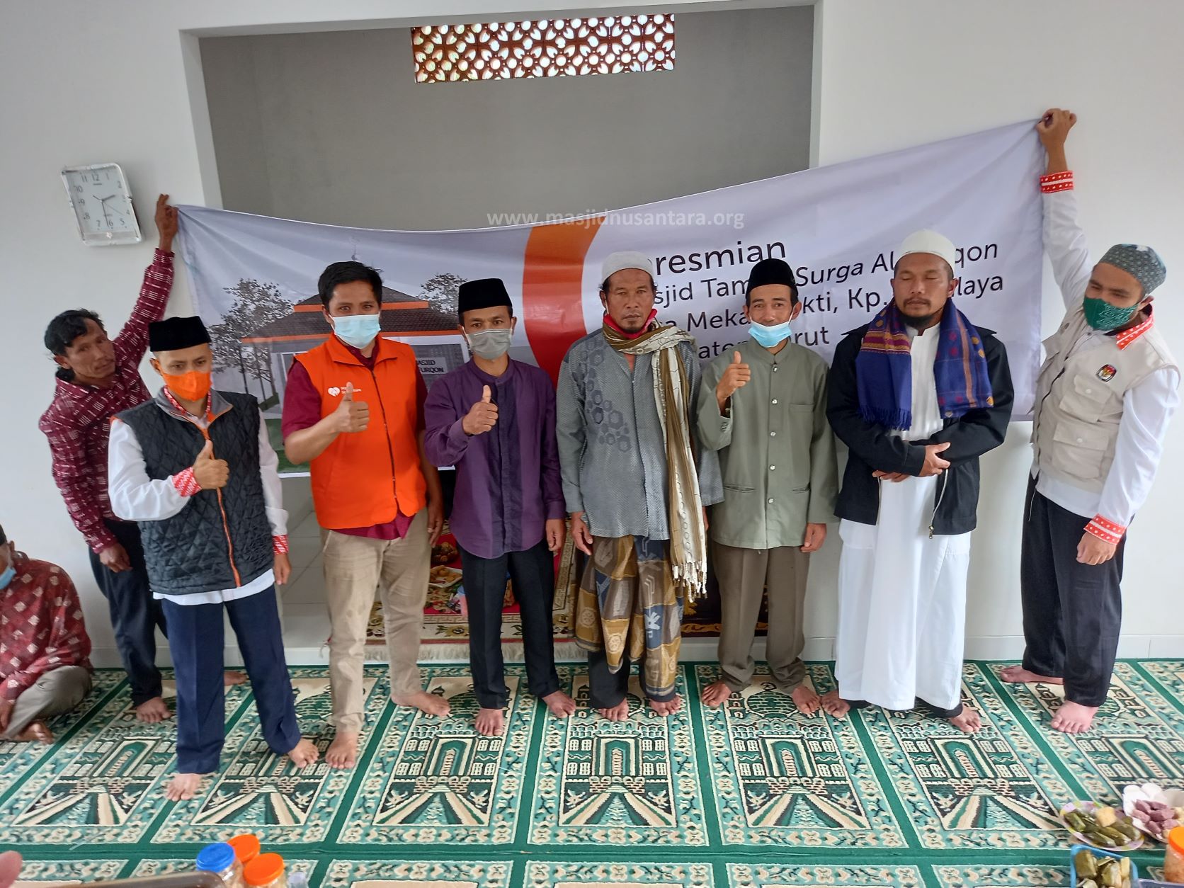 65 KK di Cipalaya Terharu, Masjid Mereka Kini Kokoh