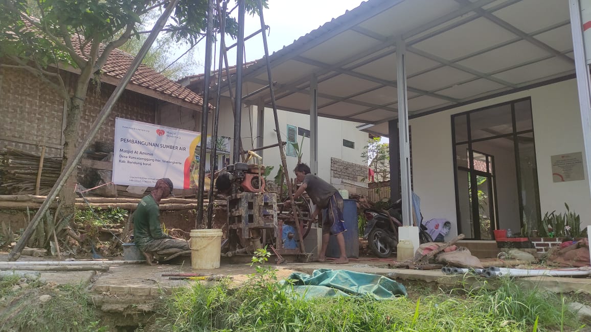 Masjid Nusantara Salurkan Sumber Air Bersih di Masjid Al Aminin