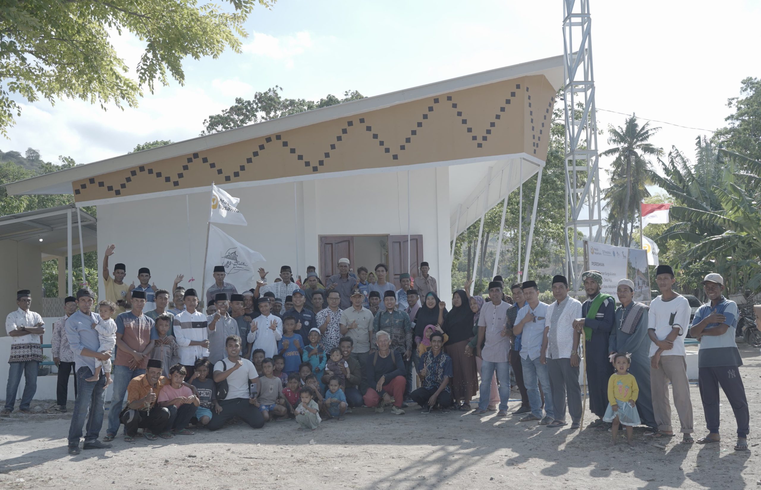 Peresmian Masjid Taman Surga Al Amin, Bima NTB